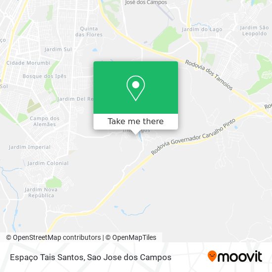 Espaço Tais Santos map