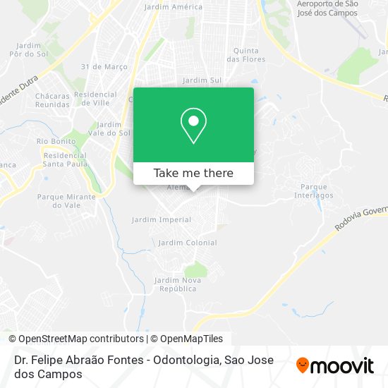 Mapa Dr. Felipe Abraão Fontes - Odontologia