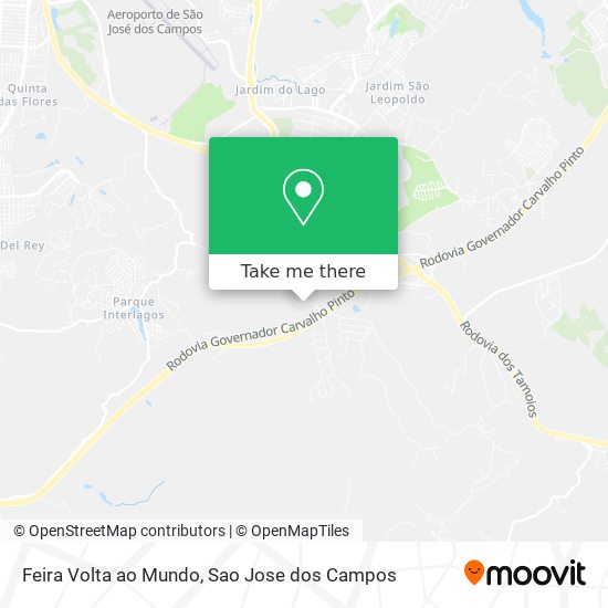 Feira Volta ao Mundo map