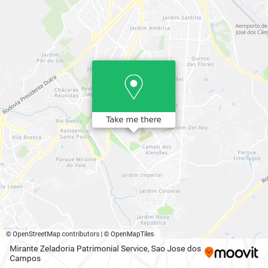 Mirante Zeladoria Patrimonial Service map