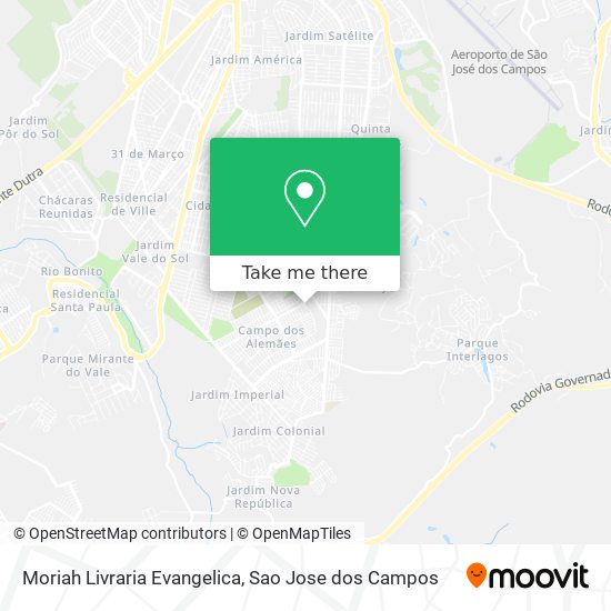 Moriah Livraria Evangelica map