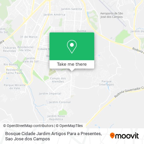 Bosque Cidade Jardim Artigos Para a Presentes map