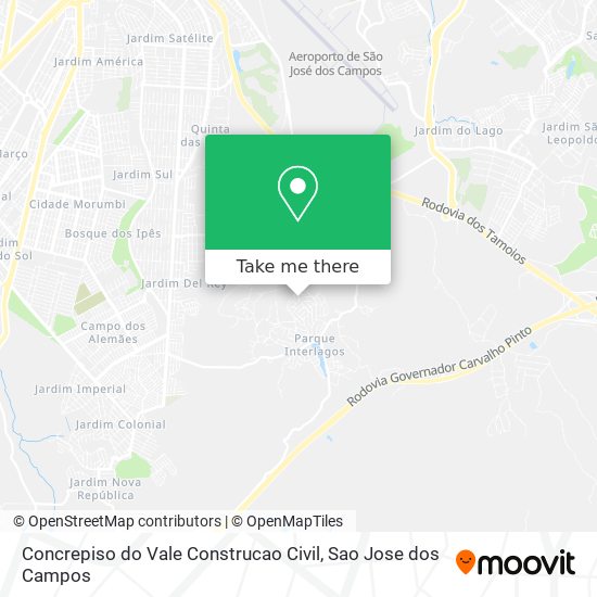 Concrepiso do Vale Construcao Civil map