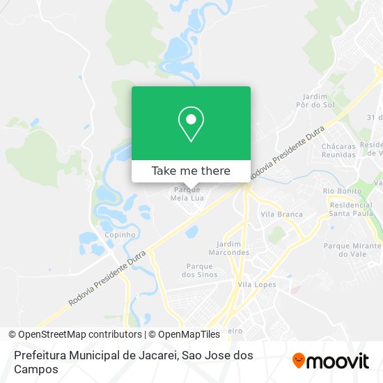 Prefeitura Municipal de Jacarei map