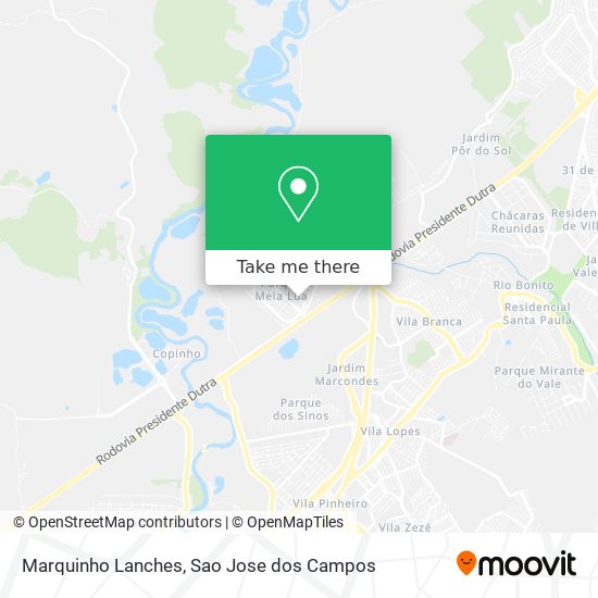 Marquinho Lanches map