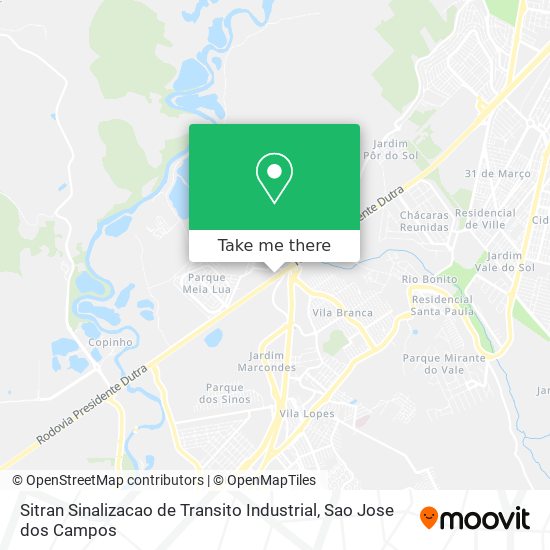 Sitran Sinalizacao de Transito Industrial map