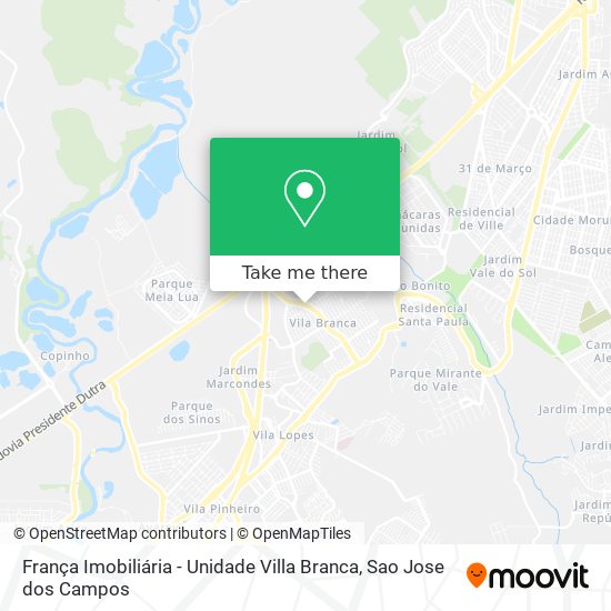 França Imobiliária - Unidade Villa Branca map