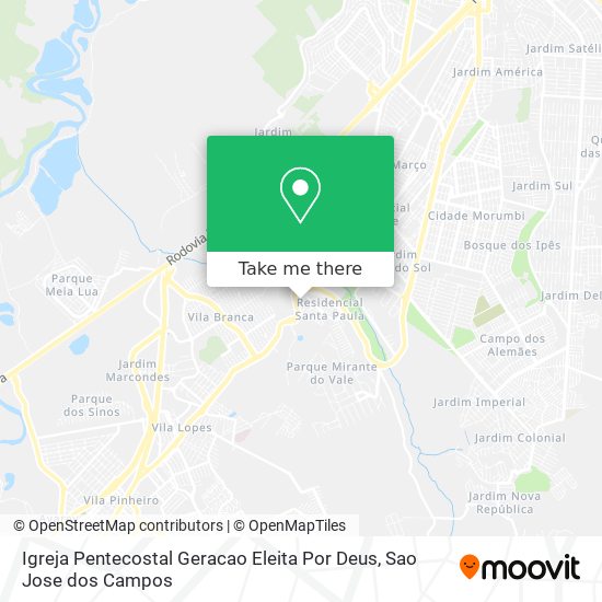 Igreja Pentecostal Geracao Eleita Por Deus map