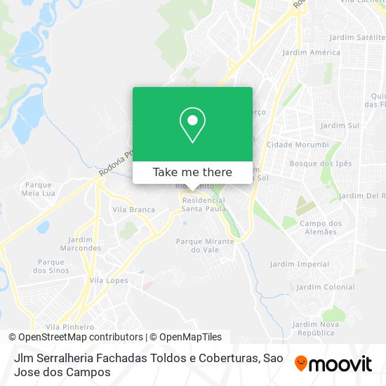 Jlm Serralheria Fachadas Toldos e Coberturas map