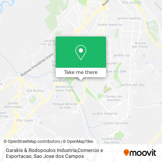 Mapa Garakis & Rodopoulos Industria,Comercio e Exportacao