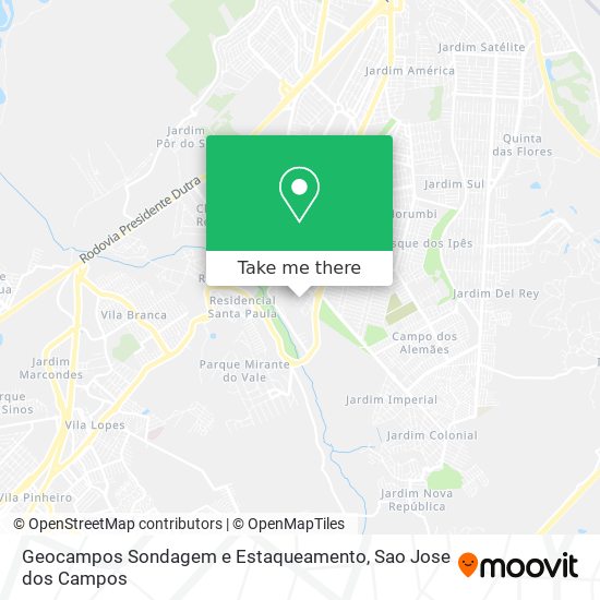 Geocampos Sondagem e Estaqueamento map