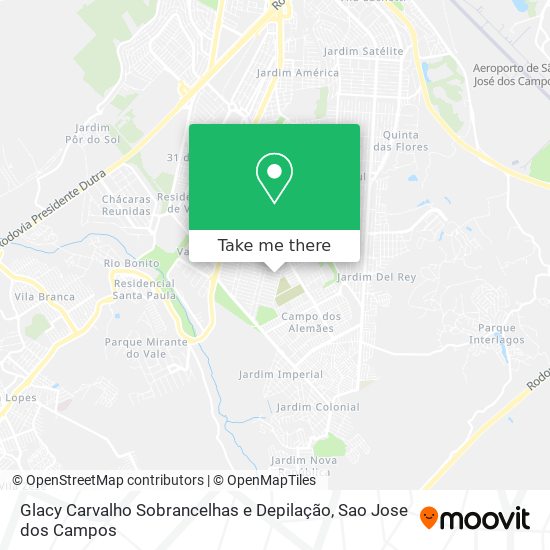 Mapa Glacy Carvalho Sobrancelhas e Depilação