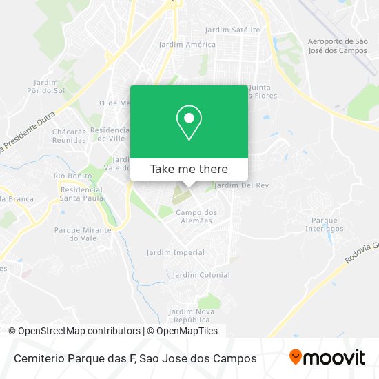 Cemiterio Parque das F map