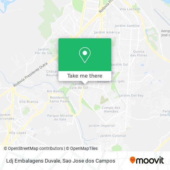 Ldj Embalagens Duvale map