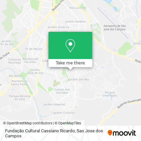 Fundação Cultural Cassiano Ricardo map