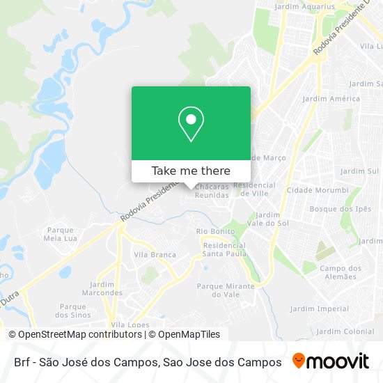 Brf - São José dos Campos map