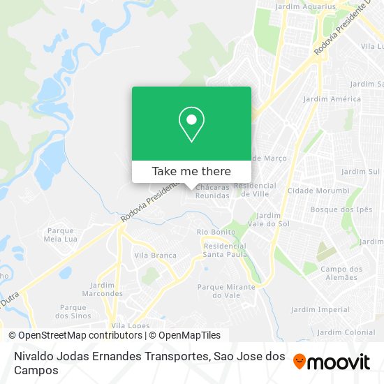 Nivaldo Jodas Ernandes Transportes map