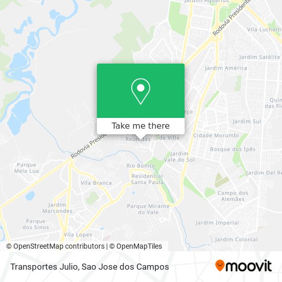 Transportes Julio map