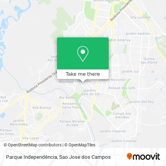 Parque Independência map