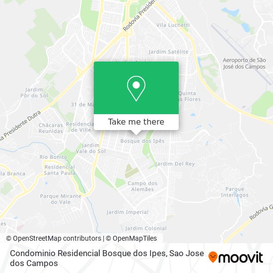 Condominio Residencial Bosque dos Ipes map