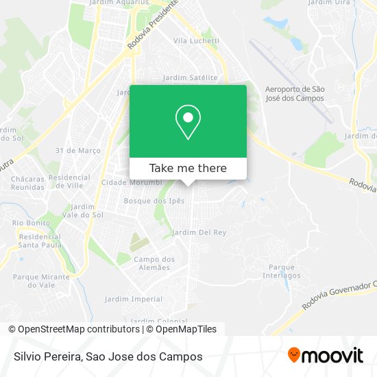 Silvio Pereira map