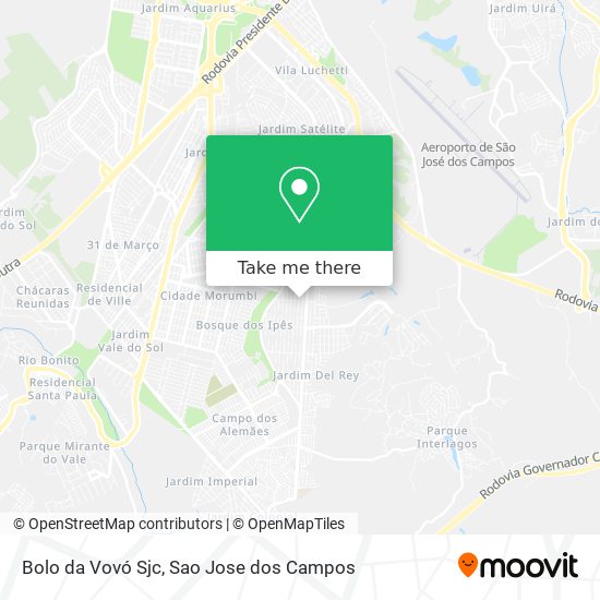Bolo da Vovó Sjc map