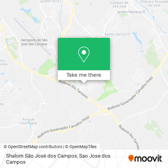 Shalom São José dos Campos map