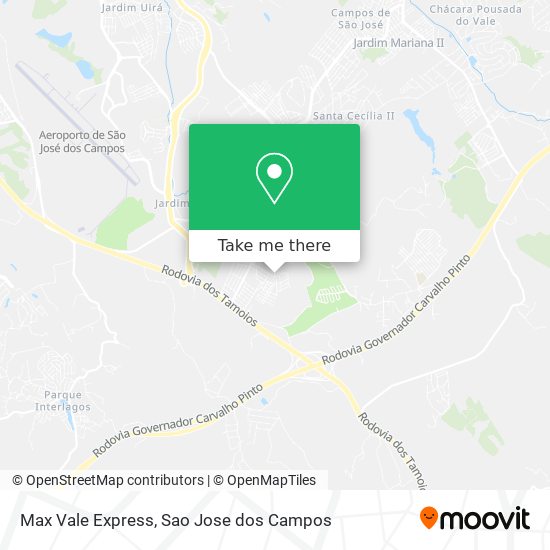 Max Vale Express map