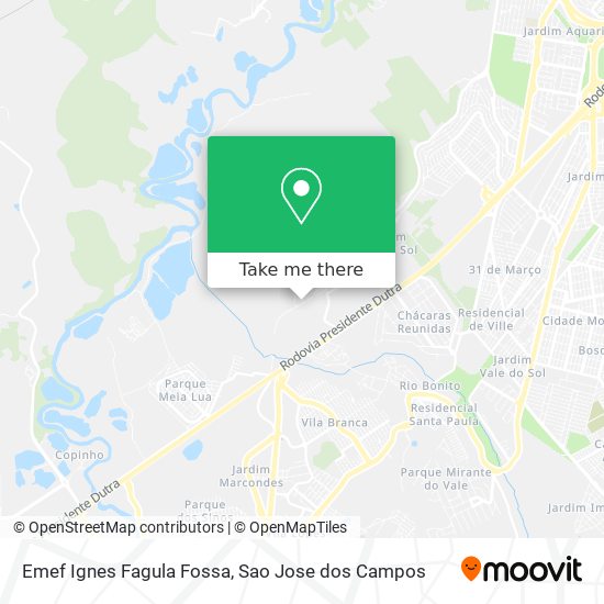Emef Ignes Fagula Fossa map
