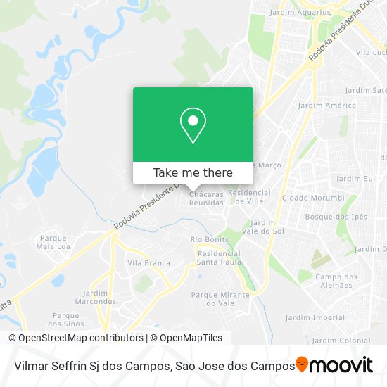 Vilmar Seffrin Sj dos Campos map