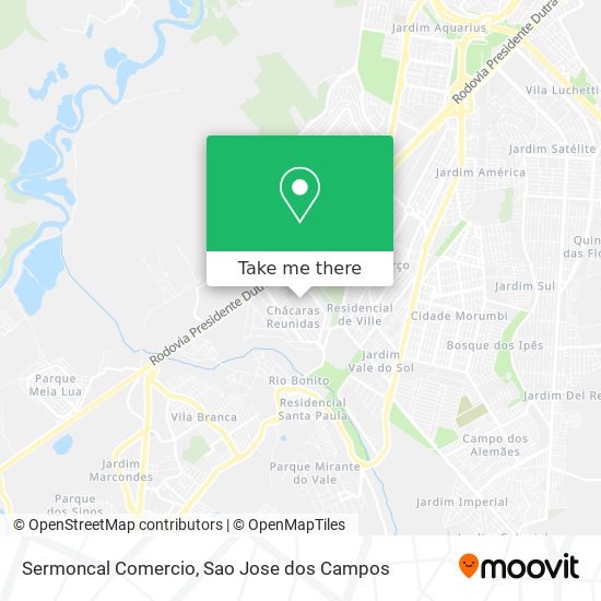 Sermoncal Comercio map