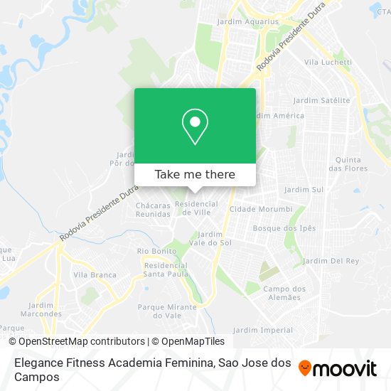 Elegance Fitness Academia Feminina map