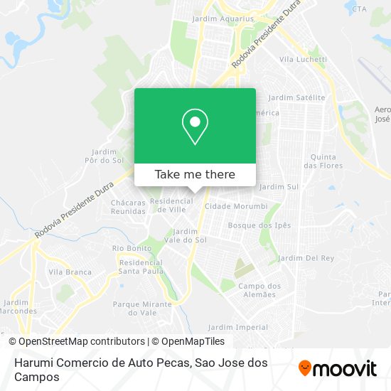 Harumi Comercio de Auto Pecas map