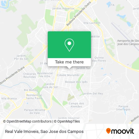 Real Vale Imoveis map