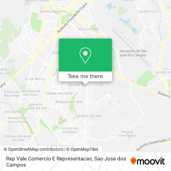 Rep Vale Comercio E Representacao map