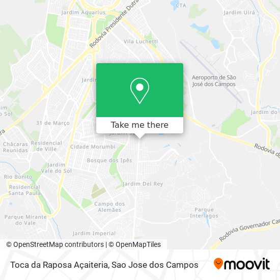 Toca da Raposa Açaiteria map