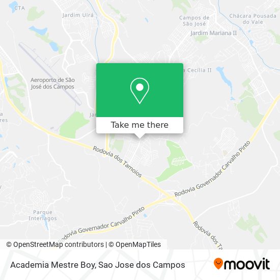 Academia Mestre Boy map
