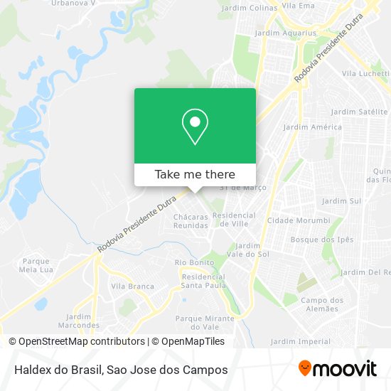 Haldex do Brasil map