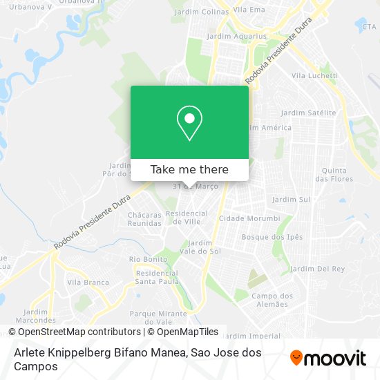 Arlete Knippelberg Bifano Manea map