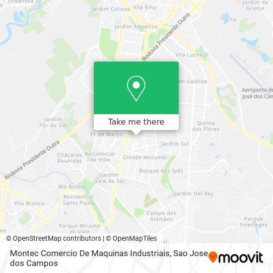 Montec Comercio De Maquinas Industriais map