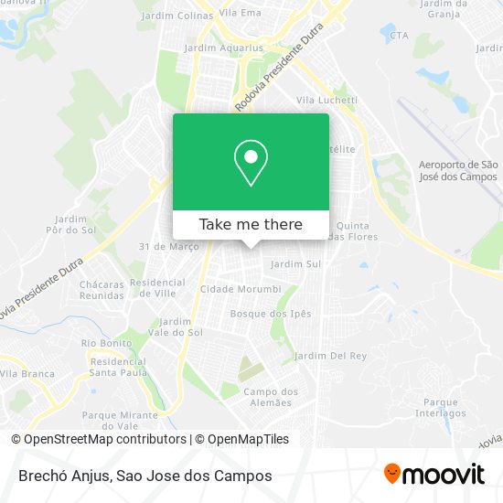 Brechó Anjus map