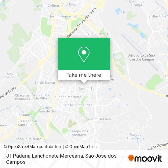 J I Padaria Lanchonete Mercearia map