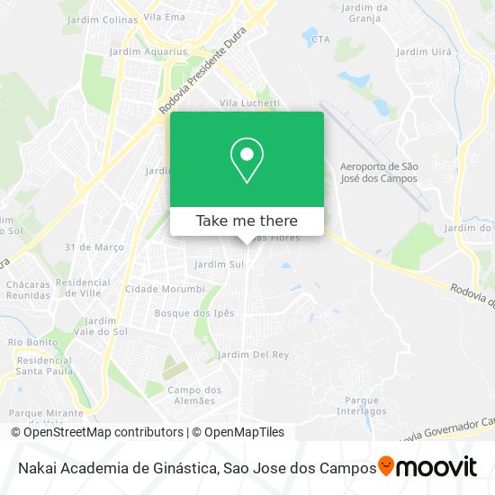 Mapa Nakai Academia de Ginástica