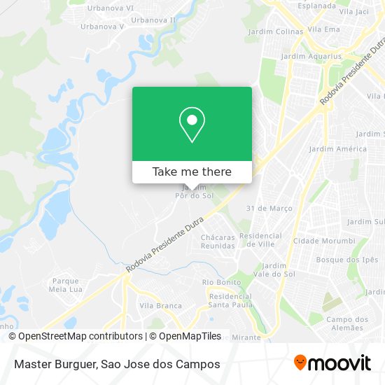Master Burguer map