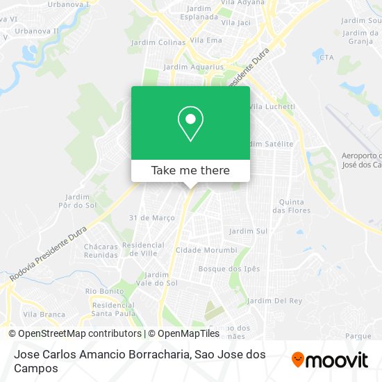 Jose Carlos Amancio Borracharia map