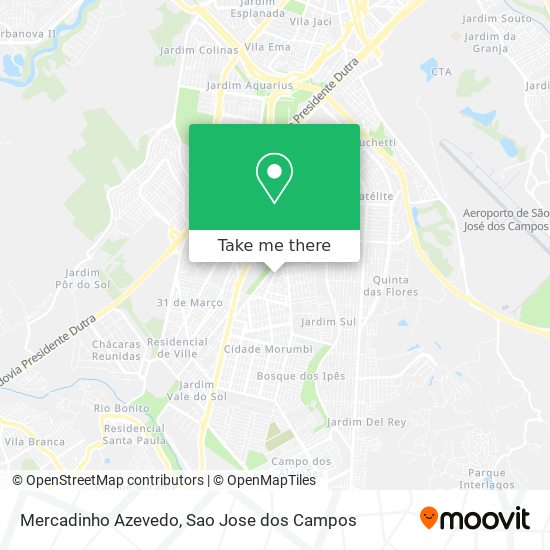 Mercadinho Azevedo map
