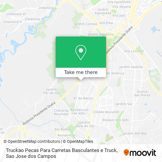 Truckao Pecas Para Carretas Basculantes e Truck map
