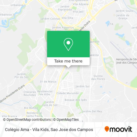 Colégio Ama - Vila Kids map