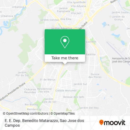 E. E. Dep. Benedito Matarazzo map