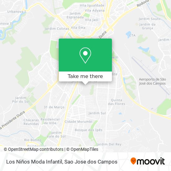 Los Niños Moda Infantil map